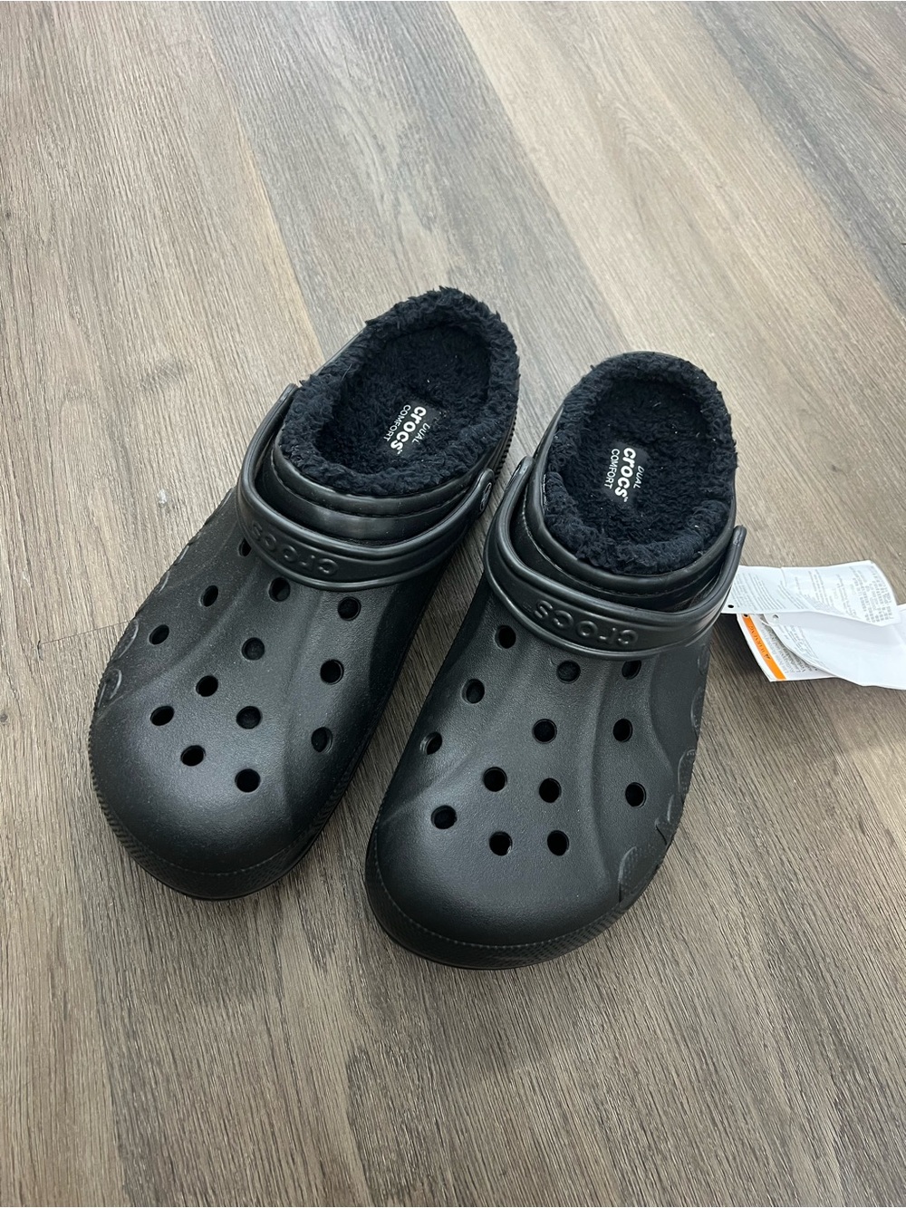 CROCS MENS Classic Lined Clog - Black